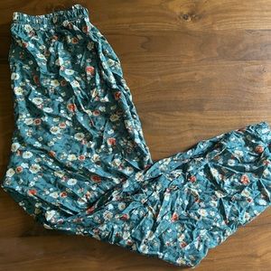 SHEIN floral joggers.